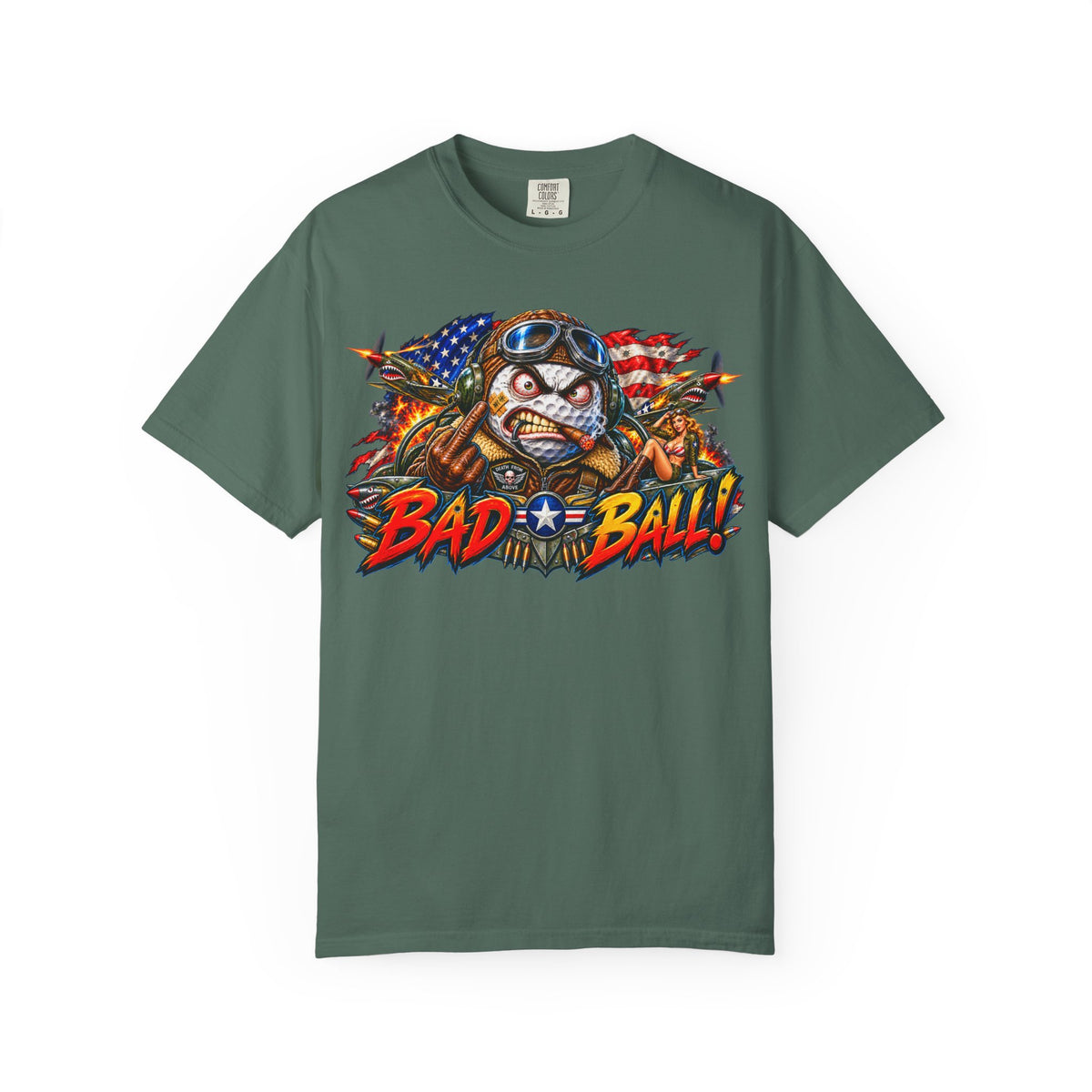 Golf Madness – Air Force Flying Ace Golf Ball T-Shirt
