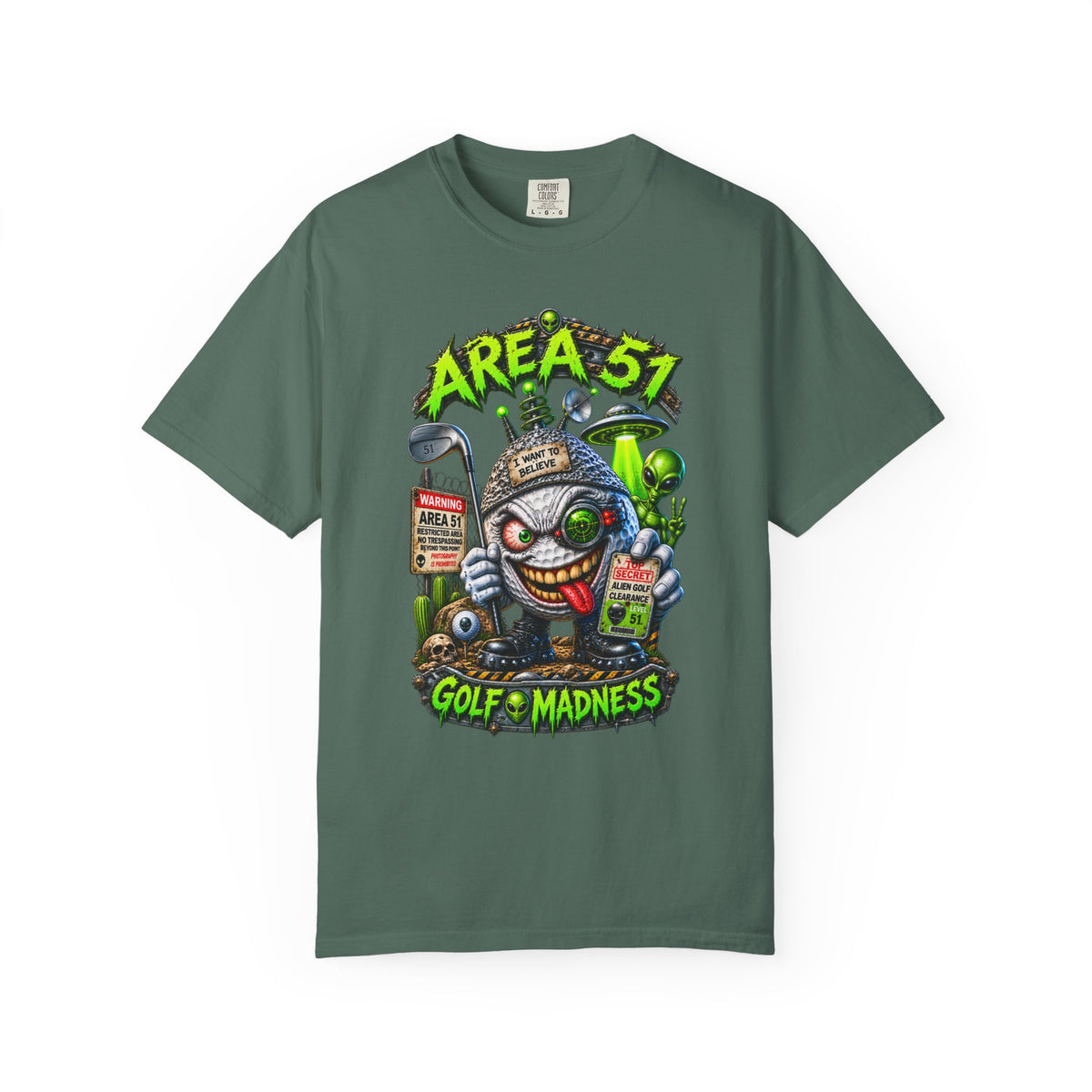 Golf Madness – Area 51 Golf Ball Vertical Edition 👽⛳
