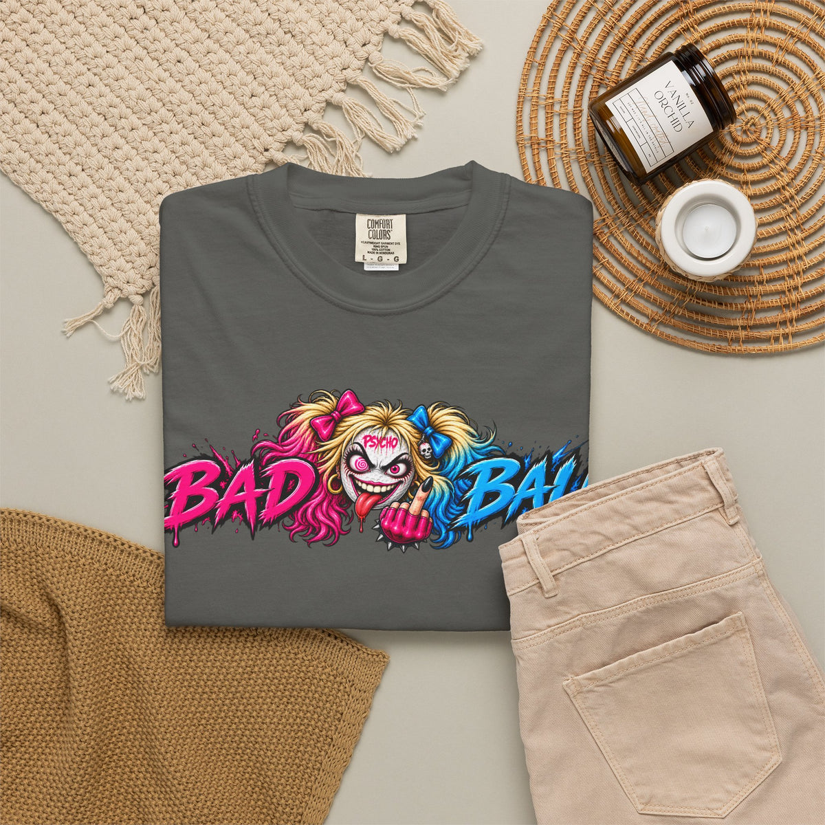 Golf Madness – Psycho Girl Golf Ball T-Shirt