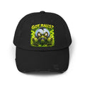 Gas Mask Golf Ball – Golf Madness Distressed Dad Hat